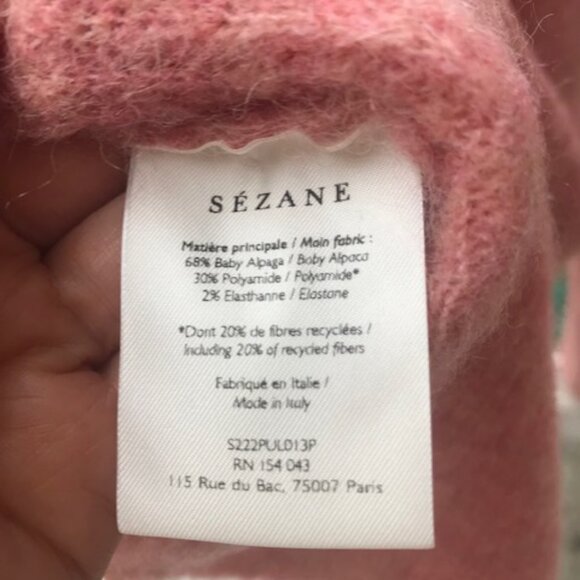 Sezane Otis Jumper, Rosewood, Sz Small - Picture 7 of 8